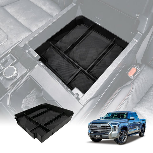 Armrest Organizer Tray for Toyota Tundra VXKH75L Series 2023-Onwards Centre Console Storage Box Insert Interior Accessories