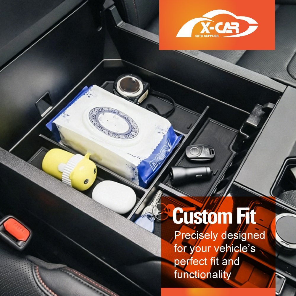 Centre Console Organizer Tray Set for Toyota Tundra VXKH75L Series 2023-Onwards Armrest Cup Holder Screen Dash Storage Box
