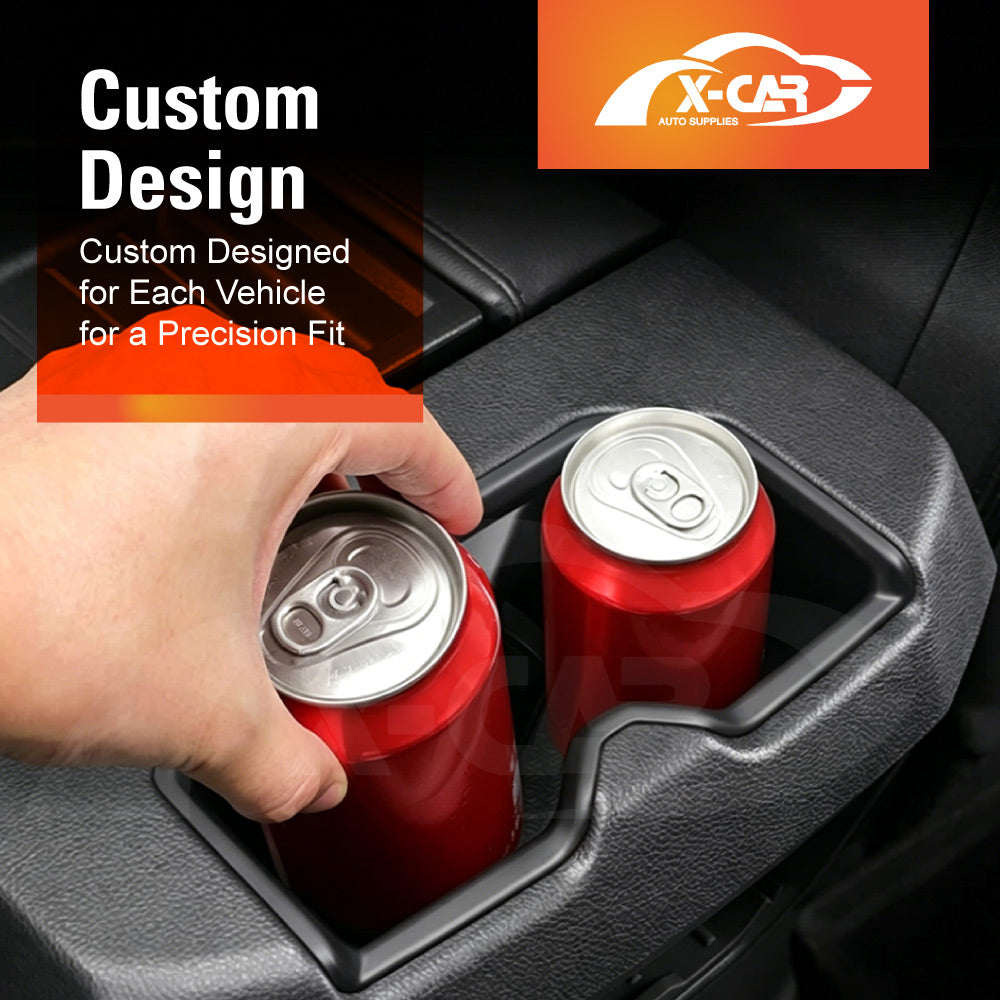 Rear Cup Holder Insert for Toyota Tundra VXKH75L Series 2023-Onwards Centre Console Rubber Interior Accessories