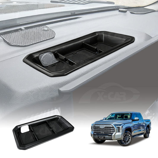 Dashboard Storage Tray for Toyota Tundra VXKH75L Series 2023-Onwards Behind Touch Screen Organizer Centre Console Interior Accessories