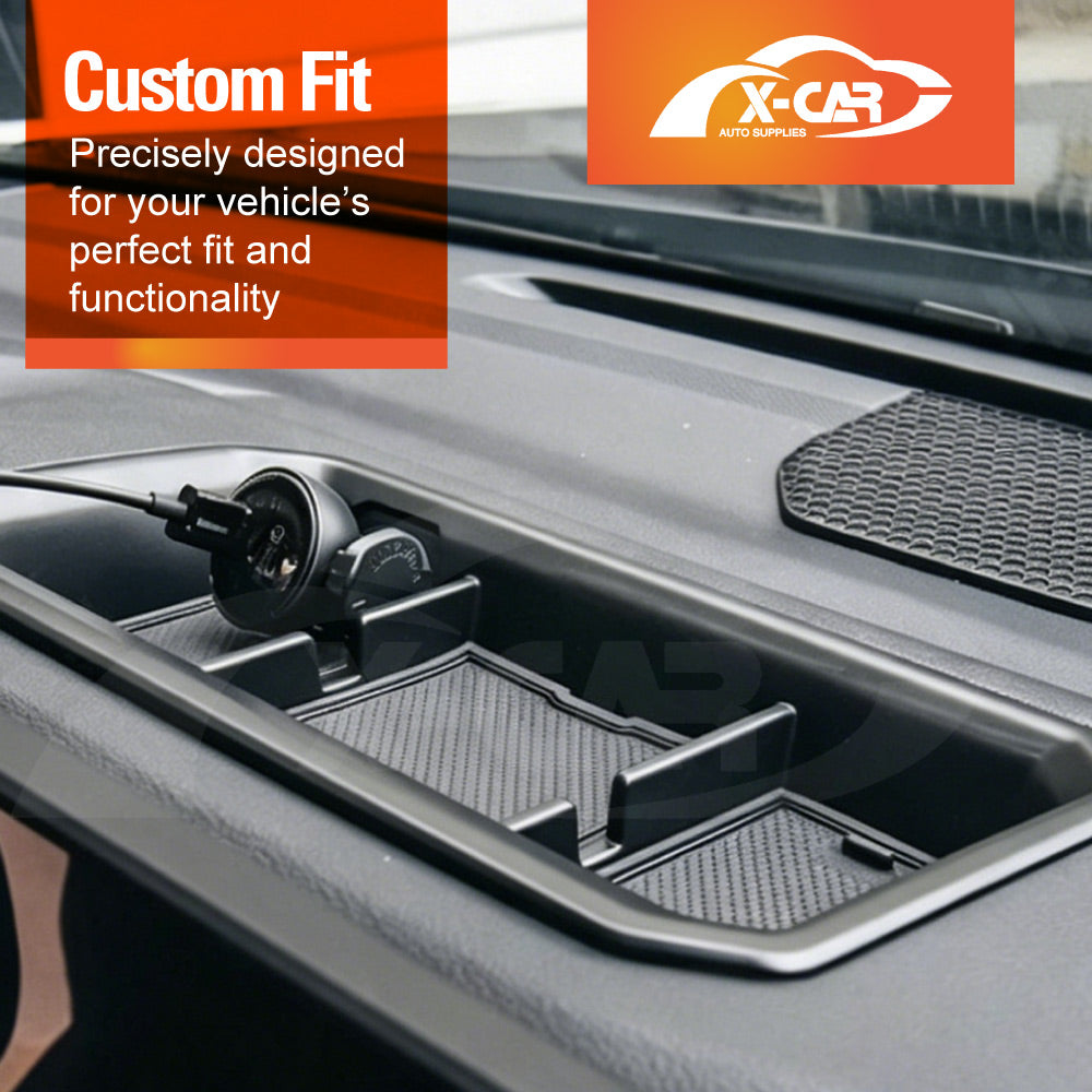 Dashboard Storage Tray for Toyota Tundra VXKH75L Series 2023-Onwards Behind Touch Screen Organizer Centre Console Interior Accessories