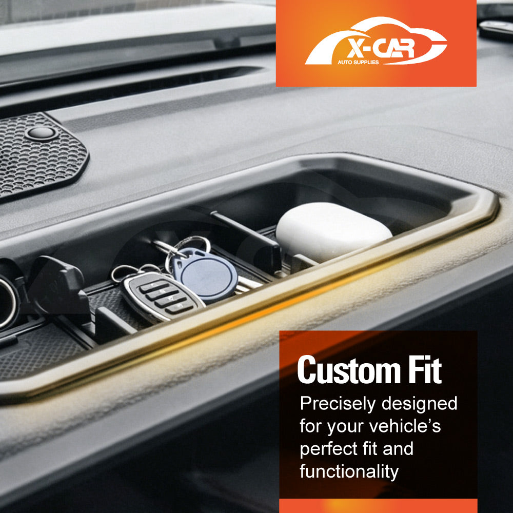 Dashboard Storage Tray for Toyota Tundra VXKH75L Series 2023-Onwards Behind Touch Screen Organizer Centre Console Interior Accessories