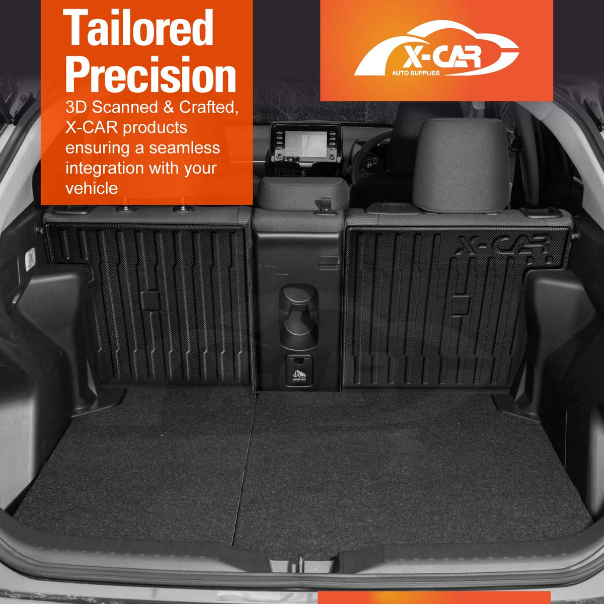 Kick Mats for Toyota Yaris Cross MXP Series 2020-Onwards All Weather Heavy Duty Back Seat Protector Cover
