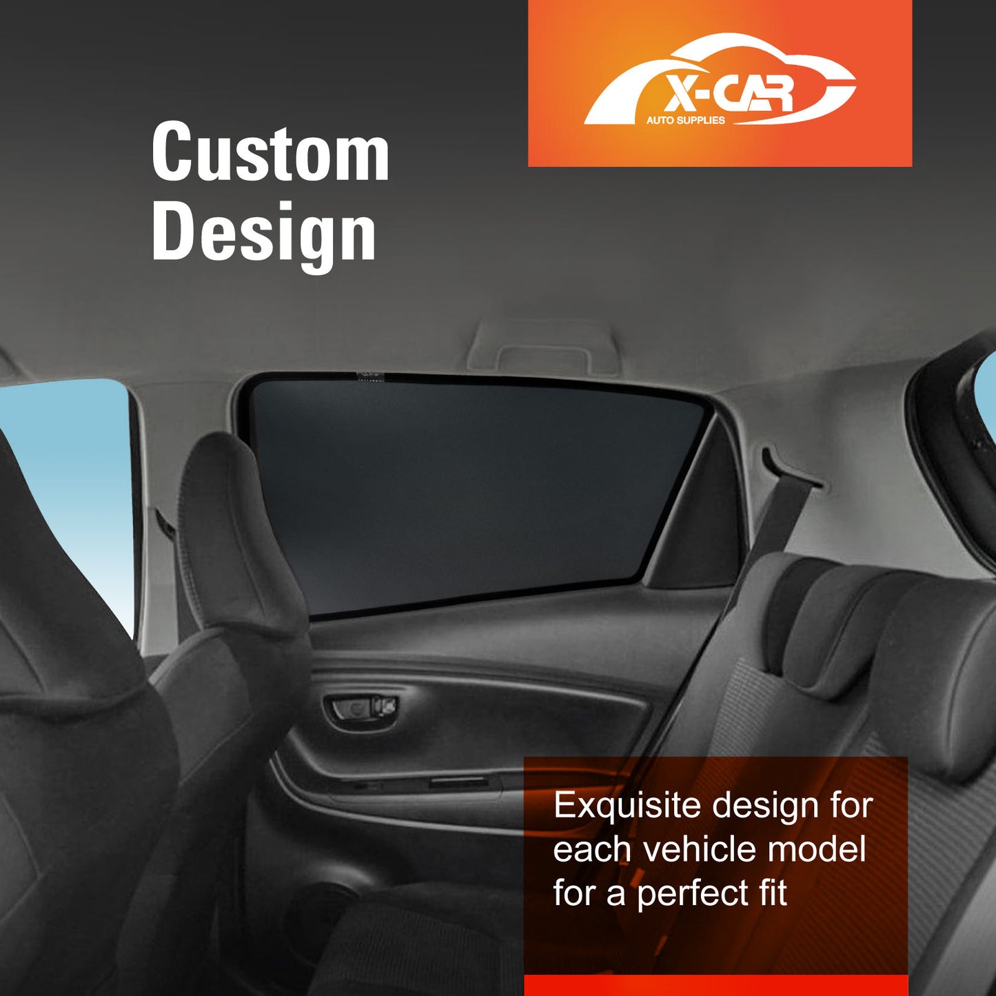 Rear Window Sun Shades for Toyota Yaris Hatch 2011-2020 Car UV Protection Custom Car Sunshade Blind Mesh