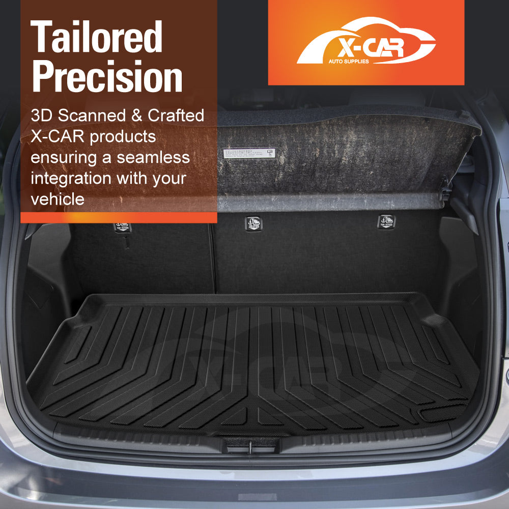 3D Floor Mats Boot Liner Set for Toyota Yaris Hatch 2020-Onwards All Weather Heavy Duty Cargo Car Trunk Luggage Tray