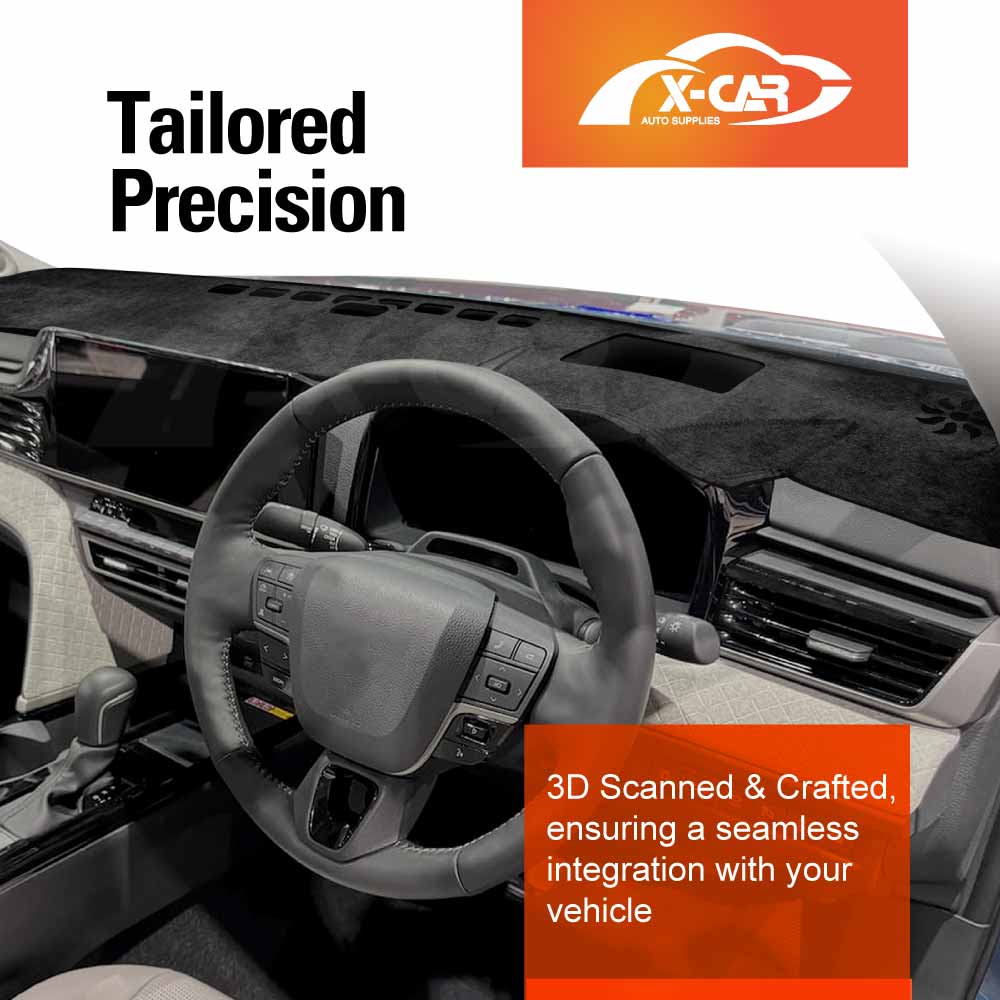 Dash Mat for Toyota Camry 2024-Onwards with Heads Up Display Microfiber Non-Slip Pad Cover Interior Accessories