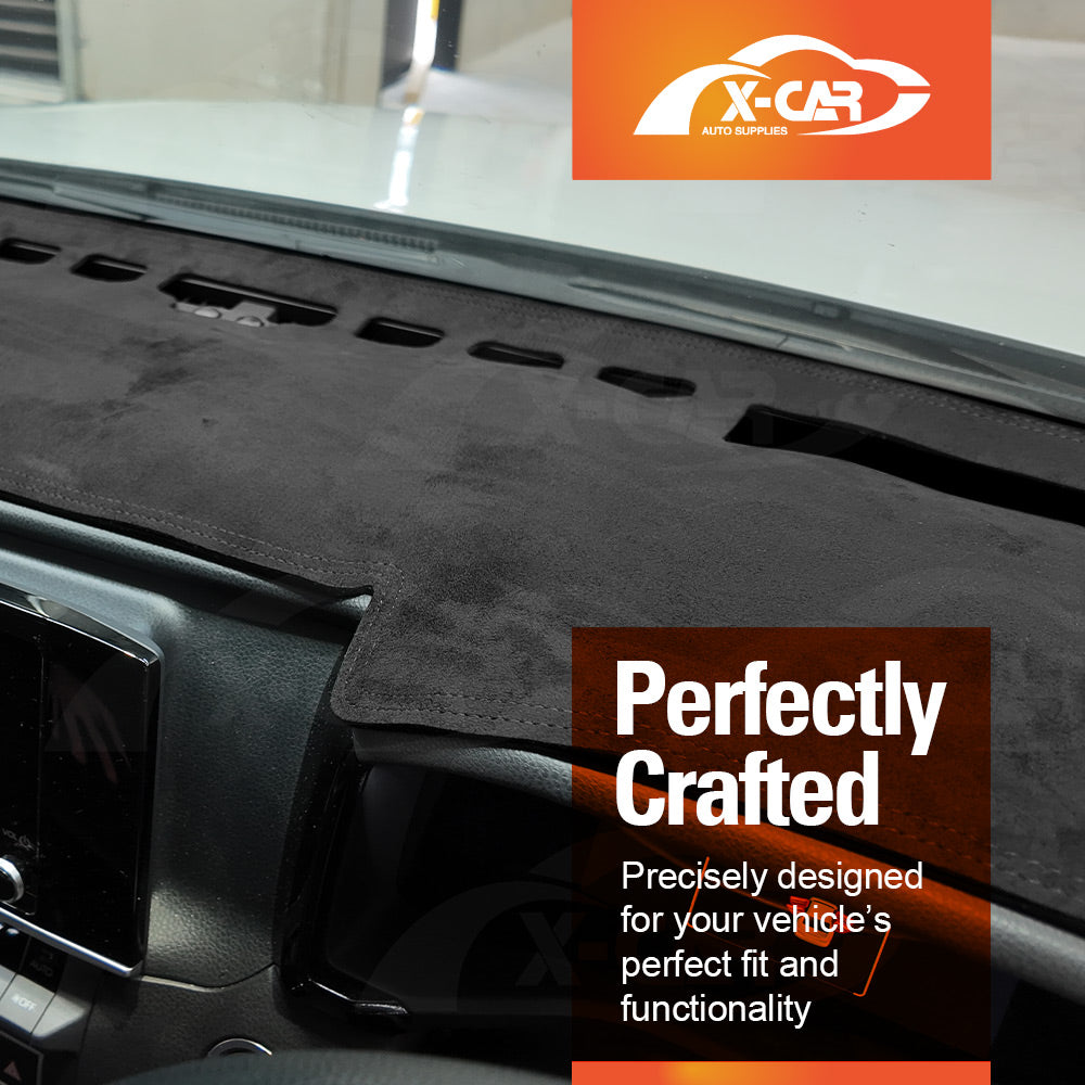 Dash Mat for Toyota Camry 2018-2024 with Heads Up Display Microfiber Non-Slip Pad Cover Interior Accessories
