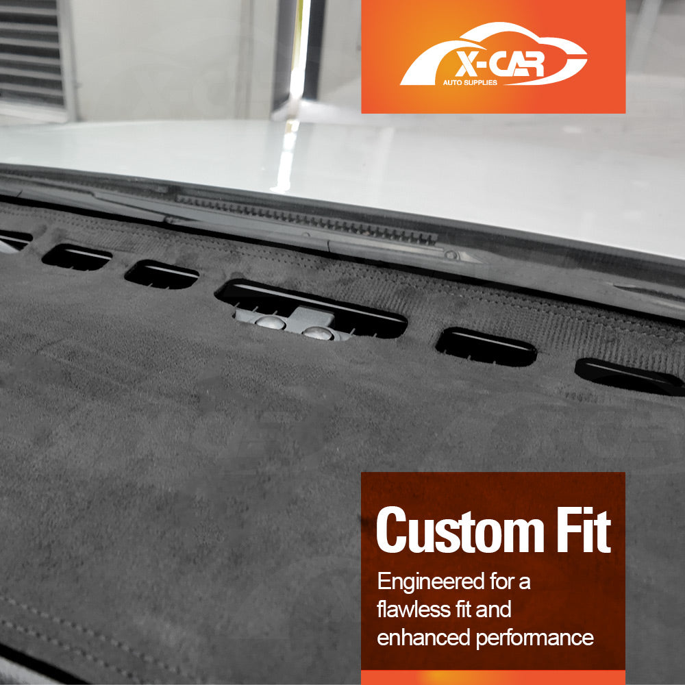 Dash Mat for Toyota Camry 2018-2024 with Heads Up Display Microfiber Non-Slip Pad Cover Interior Accessories