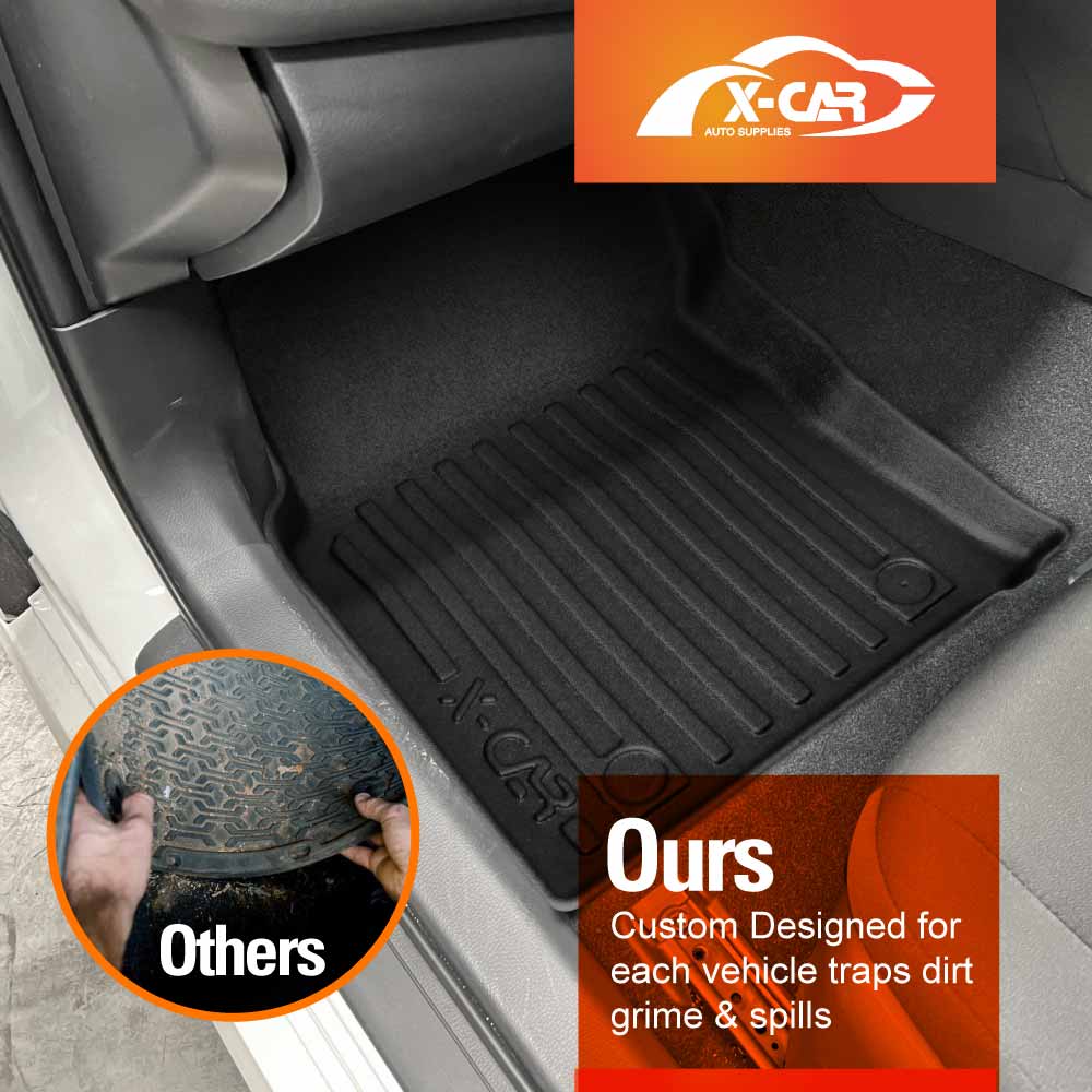3D Floor Mats Boot Liner for Toyota Camry 2018-2024 All Weather Heavy Duty Cargo Car Trunk Luggage Tray