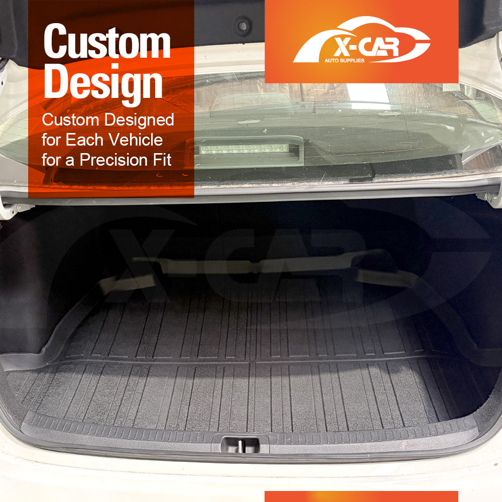 3D Floor Mats Boot Liner for Toyota Corolla Sedan 2019-Onwards All Weather Heavy Duty Cargo Car Trunk Luggage Tray