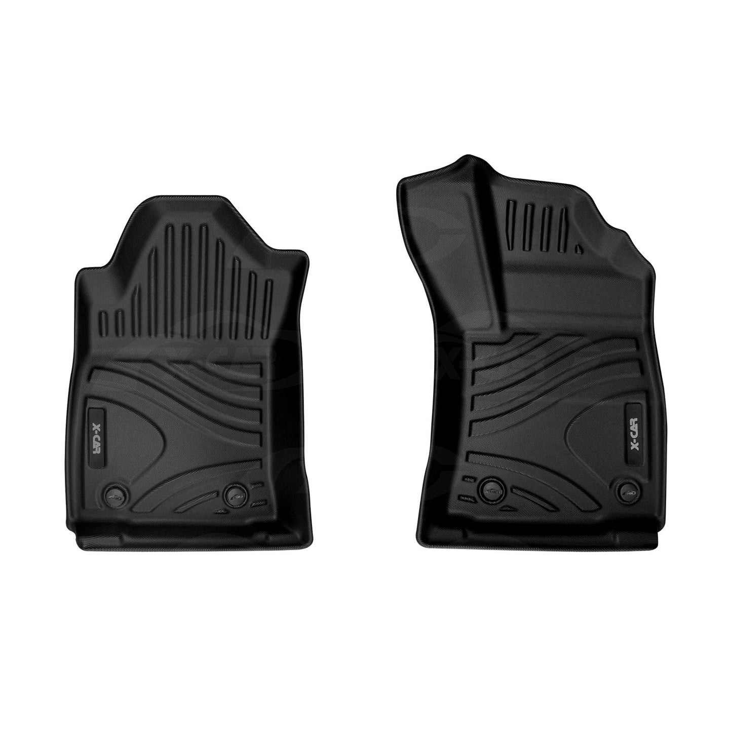 3D Heavy Duty All Weather Car Front Floor Mats Carpet Liner for Toyota Hilux Auto Single / Extra Cab 2016-2025