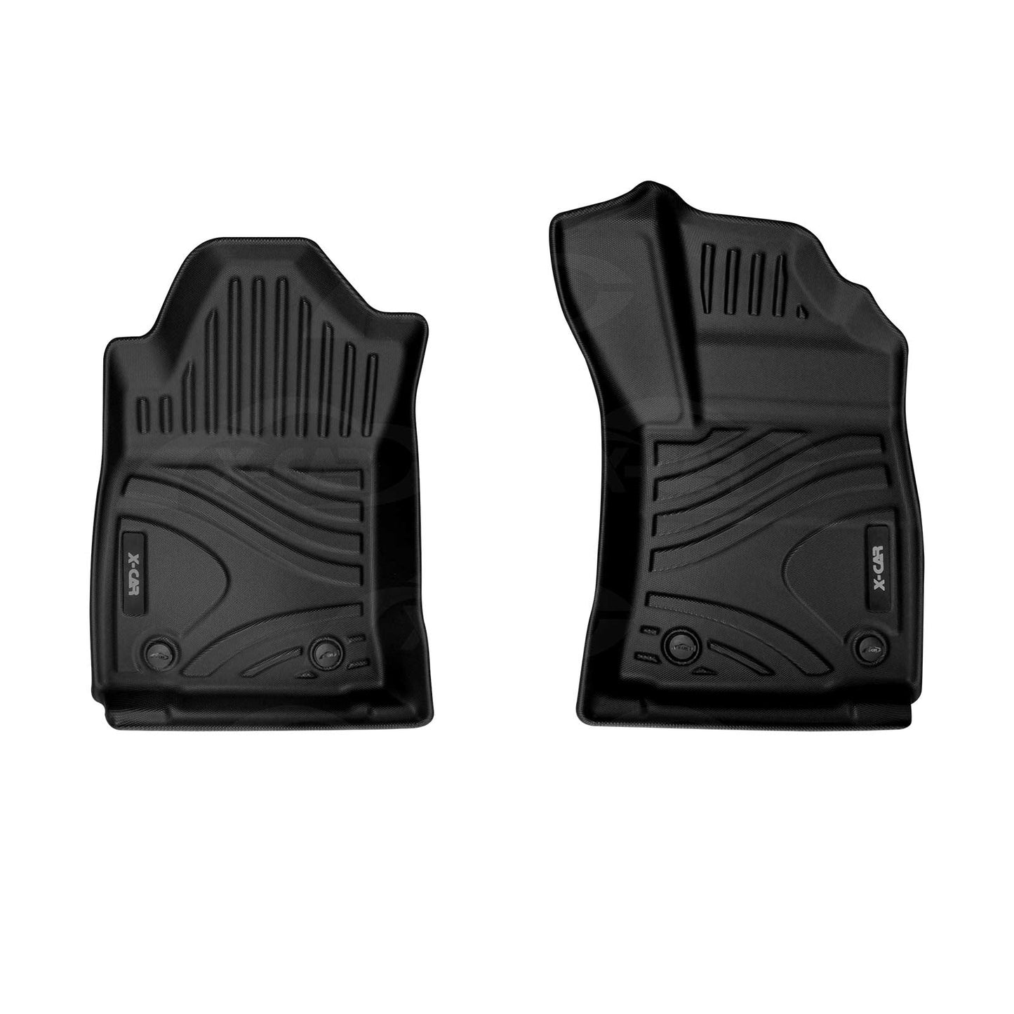 3D Front Floor Mats for Toyota Hilux Auto Single / Extra Cab 2025-Onwards All-Weather Heavy Duty Car Liners