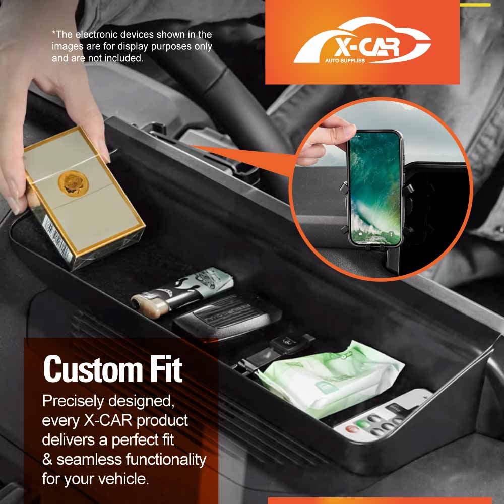 Dash & Door Storage Organizers for Toyota Prado 250 2024-Onwards Phone Holder Dashboard Door Handle Side Pocket Accessories