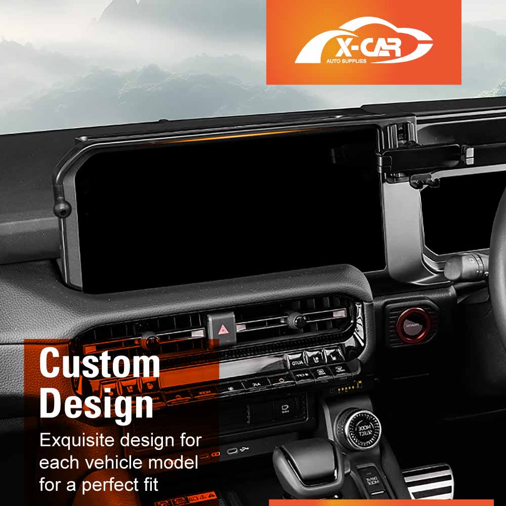 Dash & Door Storage Organizers for Toyota Prado 250 2024-Onwards Phone Holder Dashboard Door Handle Side Pocket Accessories