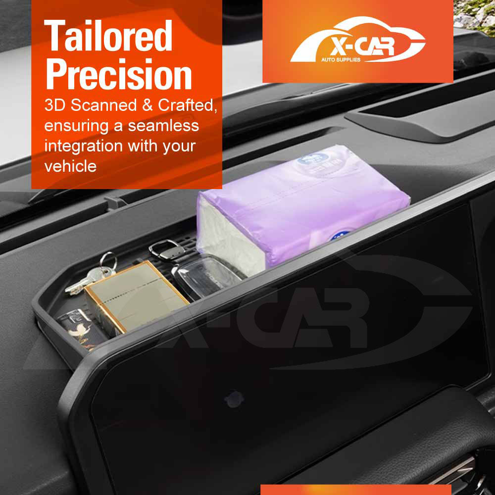 Dash & Door Storage Organizer for Toyota Prado 250 Series 2024-Onwards Center Console Dashboard Door Handle Side Pocket Accessories