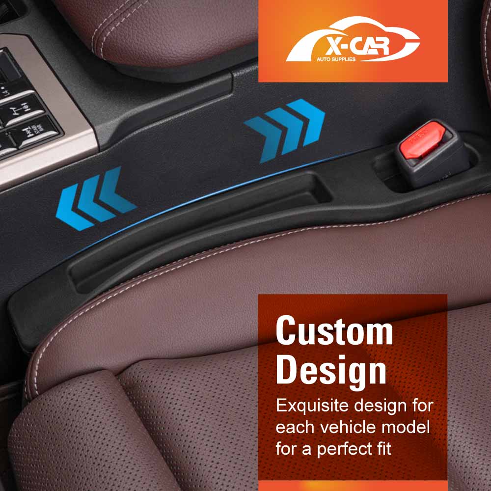 Car Seat Gap Filler Organizer for Toyota Prado 250 Series 2024-Onwards Extra Console Side TPE Storage Box Accessories