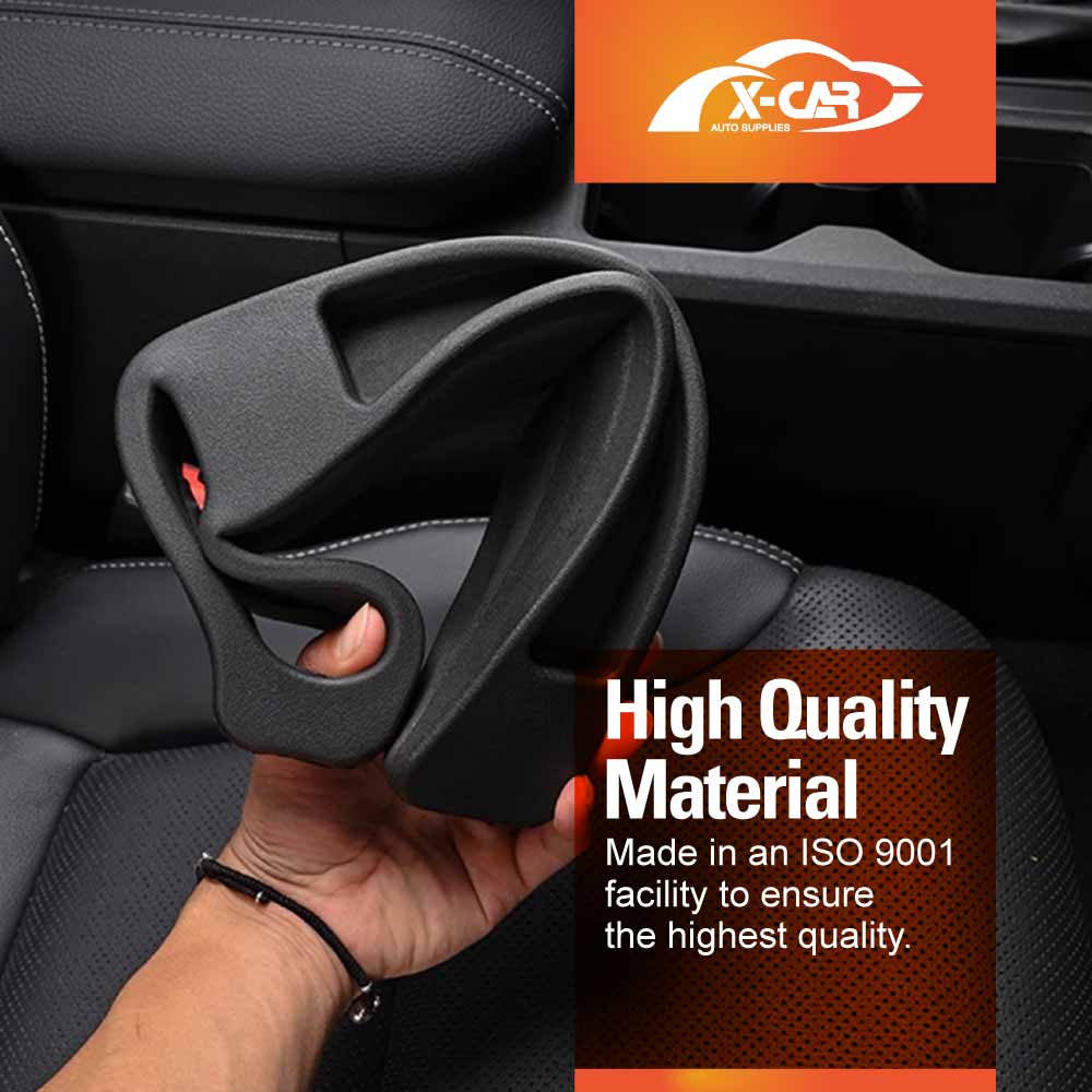 Car Seat Gap Filler Organizer for Toyota Prado 250 Series 2024-Onwards Extra Console Side TPE Storage Box Accessories