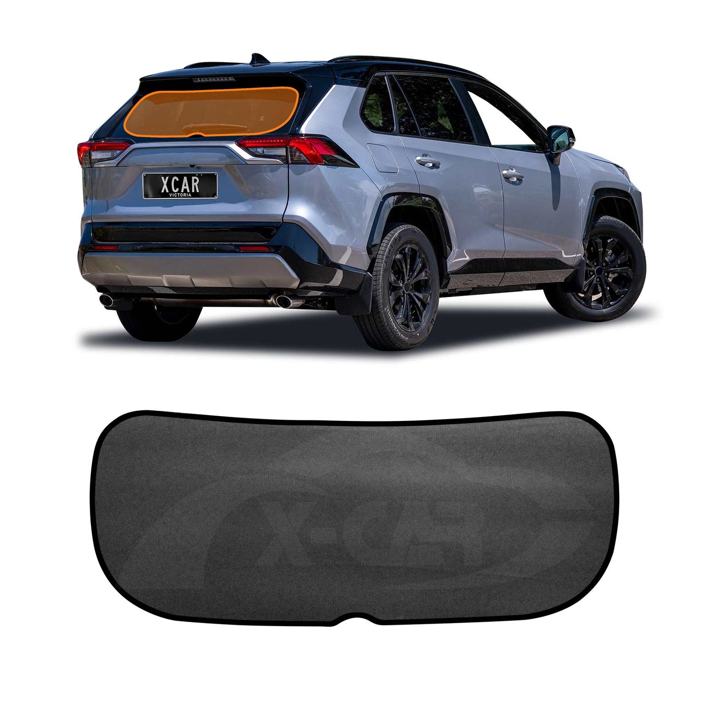 Rear Windscreen Sun Shade for Toyota Rav4 Rav 4 2019-2025 Car Custom Wind Screen Sun Blind Mesh