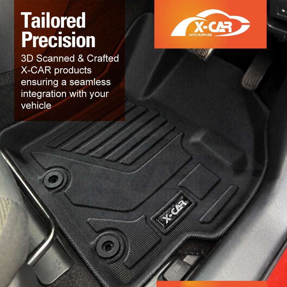Floor Mats Boot Liner Set for Toyota Yaris Cross MXP Series 2020-Onwards All Weather Heavy Duty Cargo Kick Back Seat Protector Cover