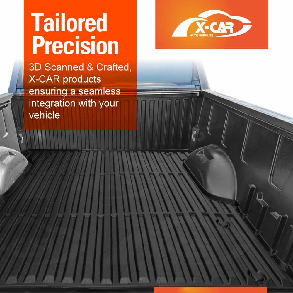 Tub Liner for Toyota Tundra VXKH75L Series 2023-Onwards Heavy Duty All Weather Cargo Trunk Mat Luggage Tray
