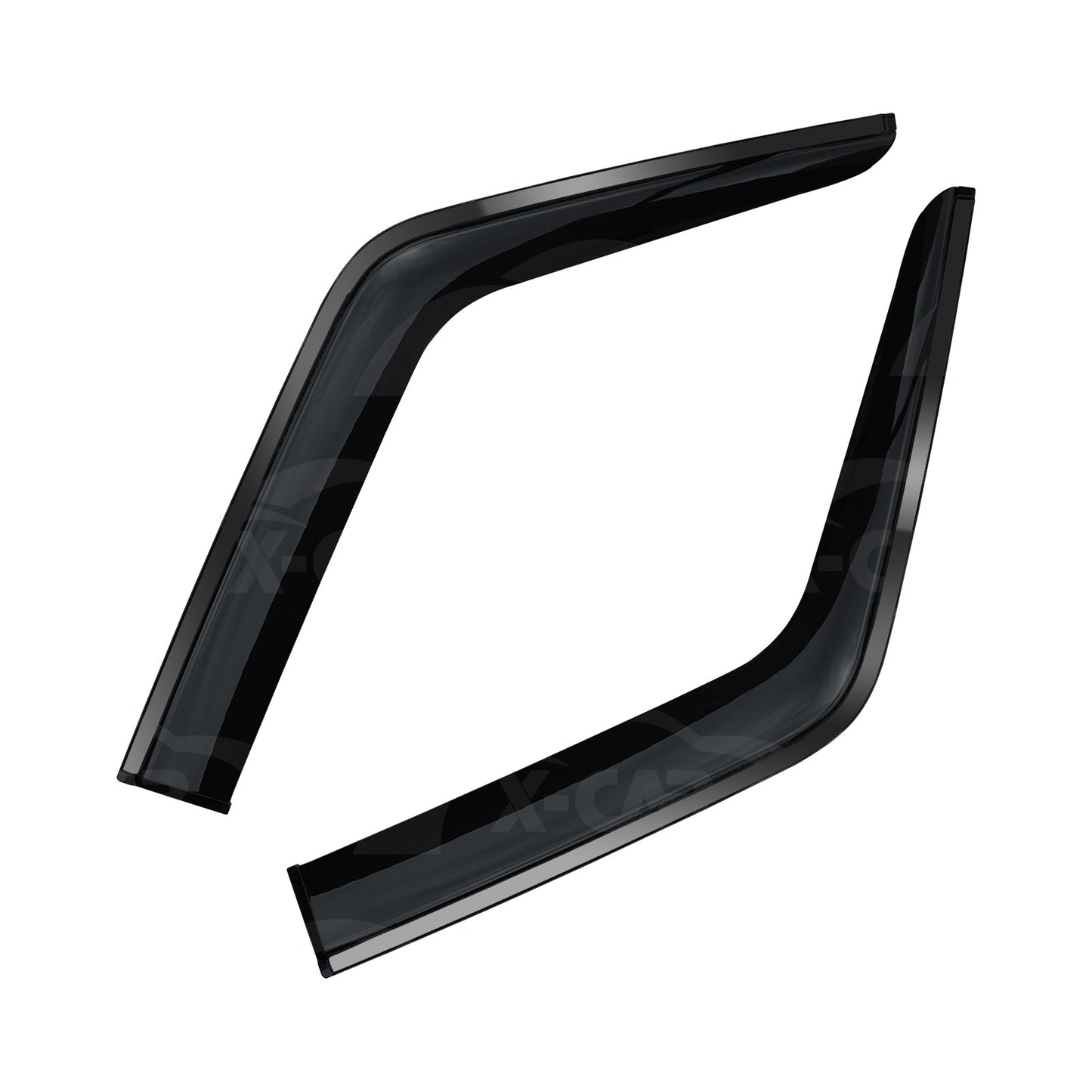 Weathershields for Toyota LandCruiser 70/76/78/79 2007-Onwards Series Car Weather Shields Wind Deflectors Window Sun Visor Set of 2 Pcs
