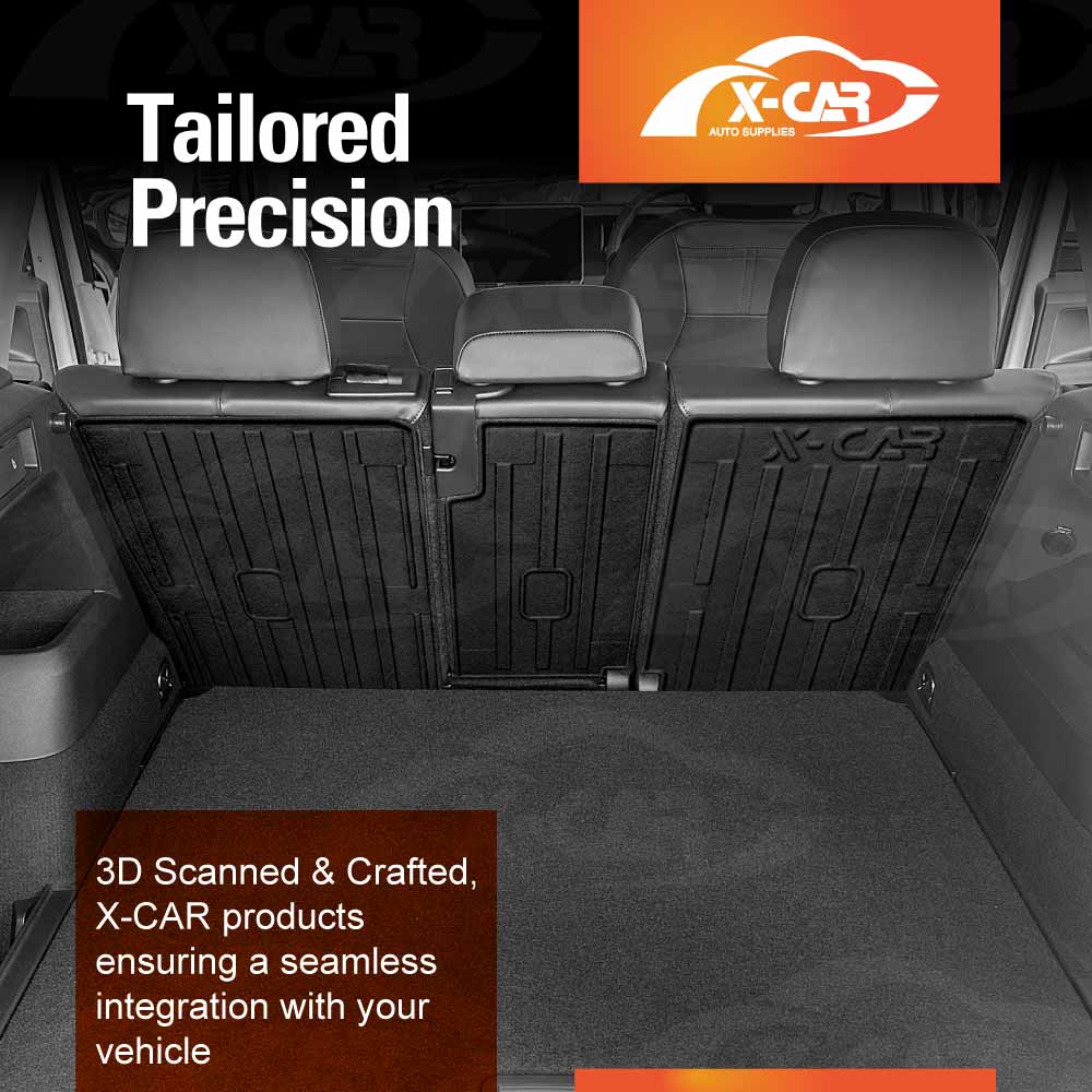 Floor Mats Boot Liner Set for Volkswagen VW Tiguan CT Series 2025-Onwards All Weather Heavy Duty Car Trunk Cargo Kick Back Seat Protector Cover