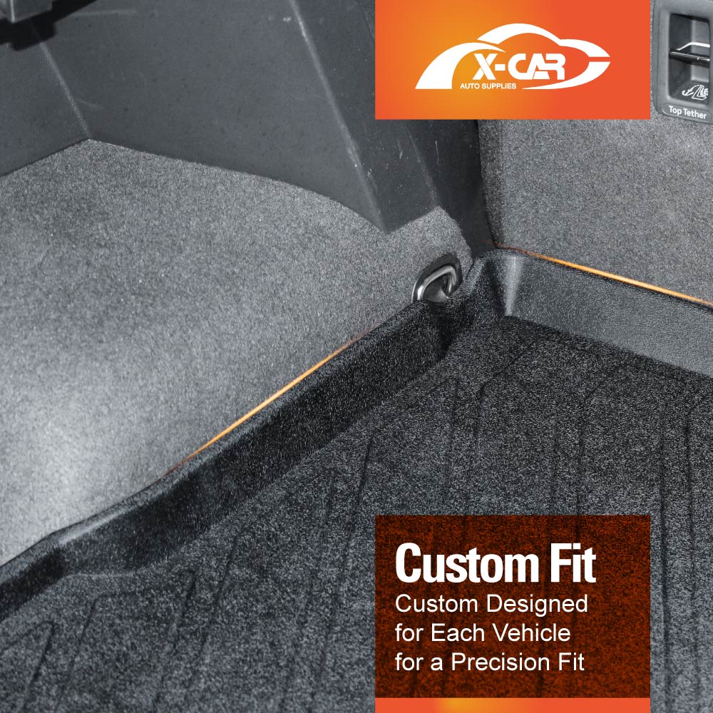 3D Floor Mats Boot Liner for Volkswagen VW Tiguan 2016-2024 All Weather Heavy Duty Cargo Car Trunk Luggage Tray