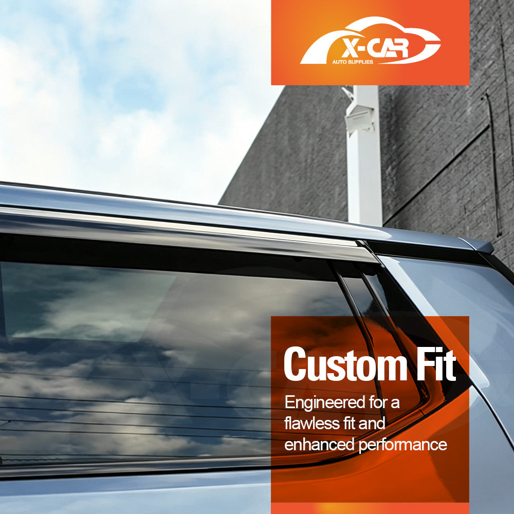 Weathershields for MG MGU9 Dual Cab 2025-Onwards Car Weather Shields Wind Deflectors Window Sun Visor 4 Pcs