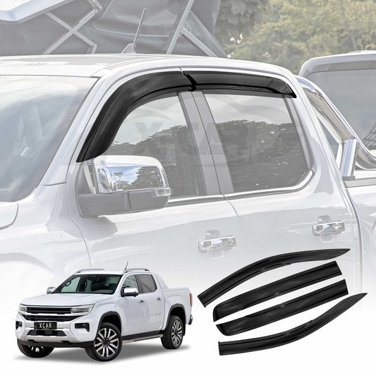 Weathershields for Volkswagen Amarok NF Series 2023-2025 Dual Cab Car Weather Shields Wind Deflectors Window Sun Visor
