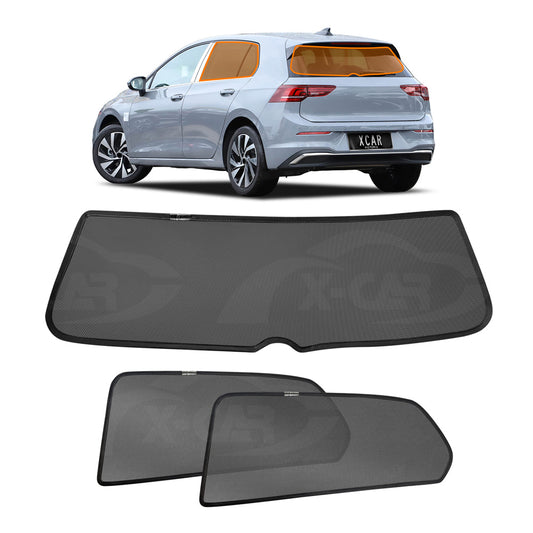 Window Sun Shades for Volkswagen VW Golf MK7 MK7.5 MK8 Auto 2013-Onwards Car UV Protection Windscreen Blind Mesh