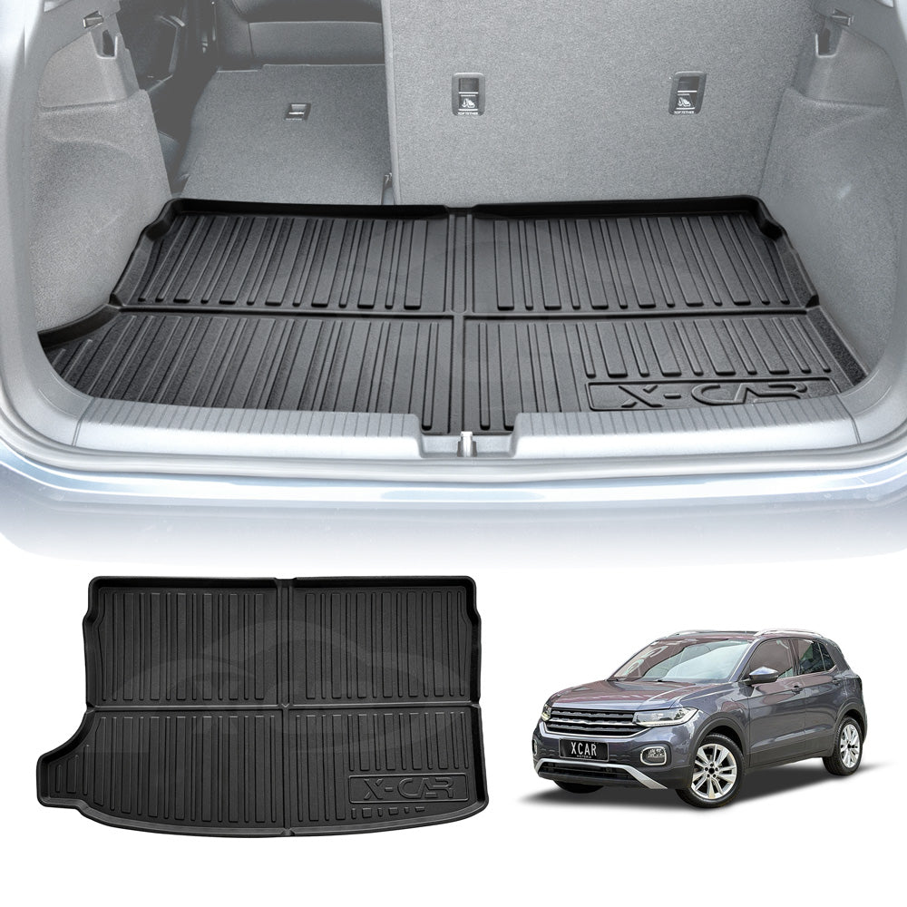 Boot Liner for Volkswagen T-Cross 2019-Onwards All Weather Heavy Duty Cargo Trunk Cover Mat Luggage Tray Car Accessories