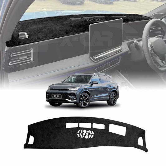 Dash Mat for Volkswagen VW Tiguan CT Series With HUD 2025-Onwards Non-Slip Microfiber Dashboard Pad Interior Accessories