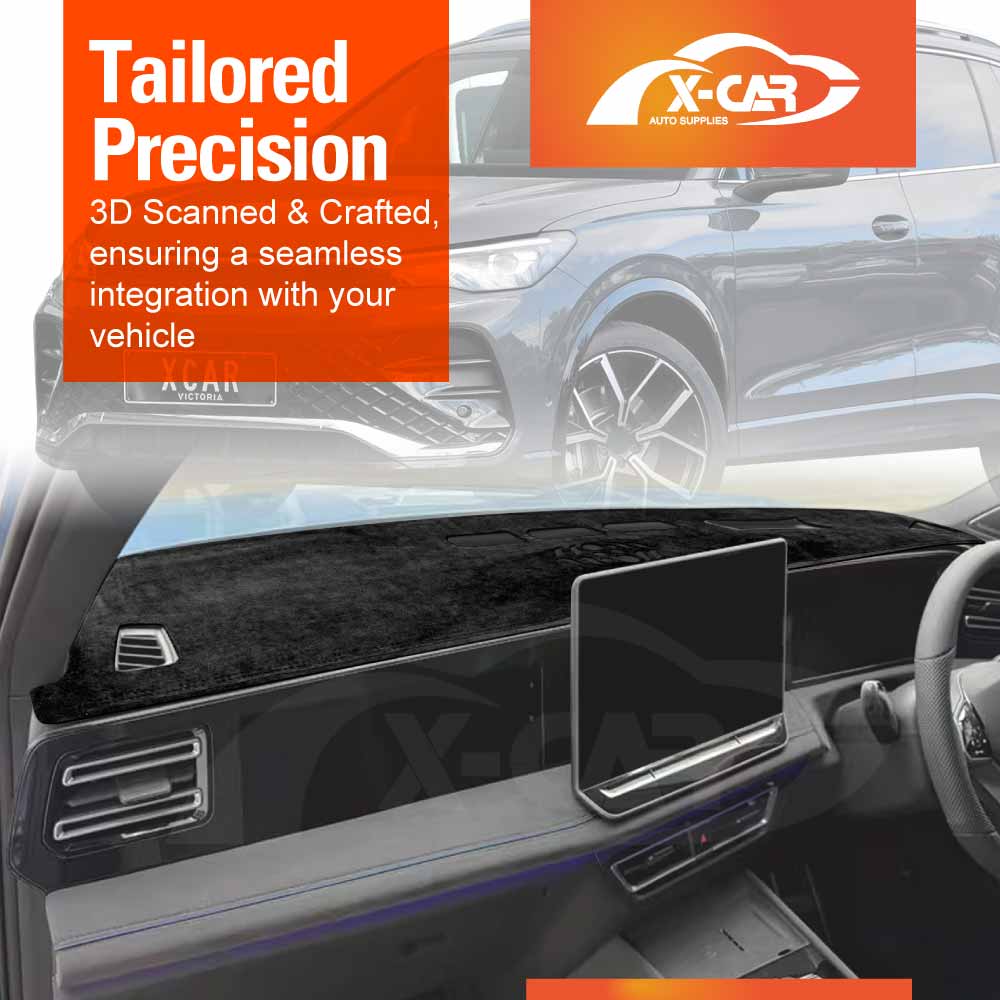 Dash Mat for Volkswagen VW Tiguan CT Series With HUD 2025-Onwards Non-Slip Microfiber Dashboard Pad Interior Accessories