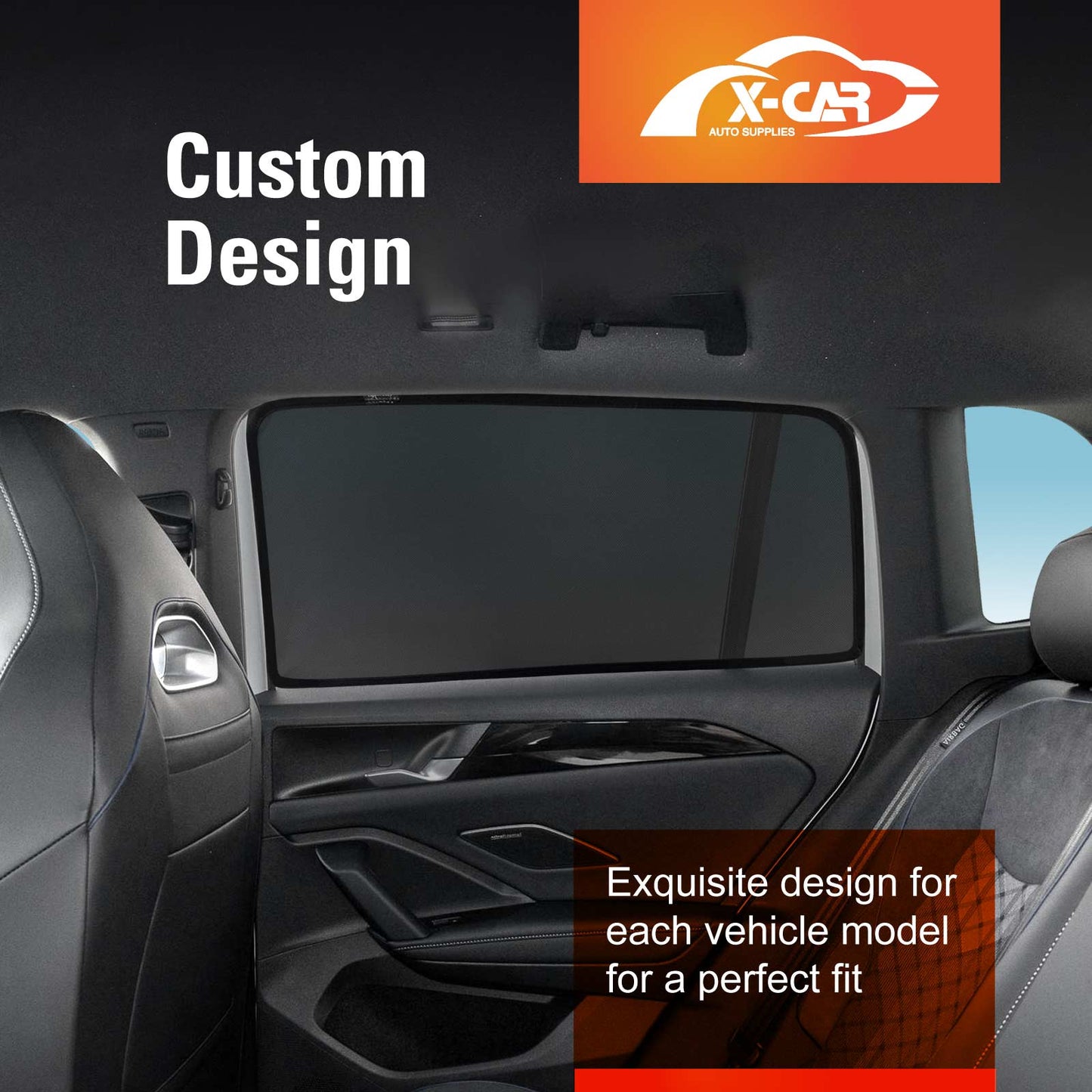 Rear Window Sun Shades for Volkswagen VW Tiguan CT Series 2025-Onwards Car UV Protection Custom Car Sunshade Blind Mesh