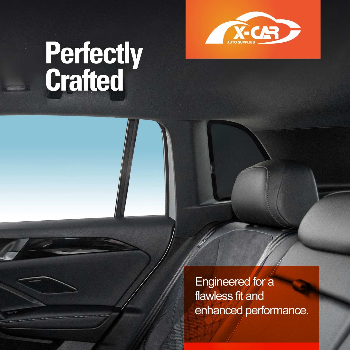 Rear Port Window Sun Shade for Volkswagen VW Tiguan CT Series 2025-Onwards UV Protection Car Sunshade Blind Mesh