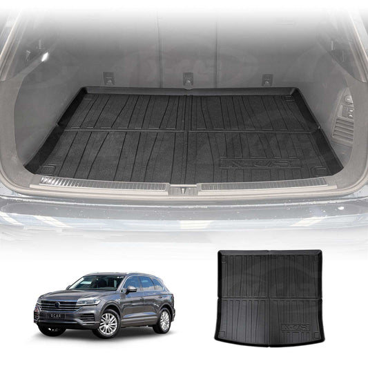 Boot Liner for Volkswagen VW Touareg 2019-Onwards All Weather Heavy Duty Car Trunk Cover Cargo Mat Luggage Tray