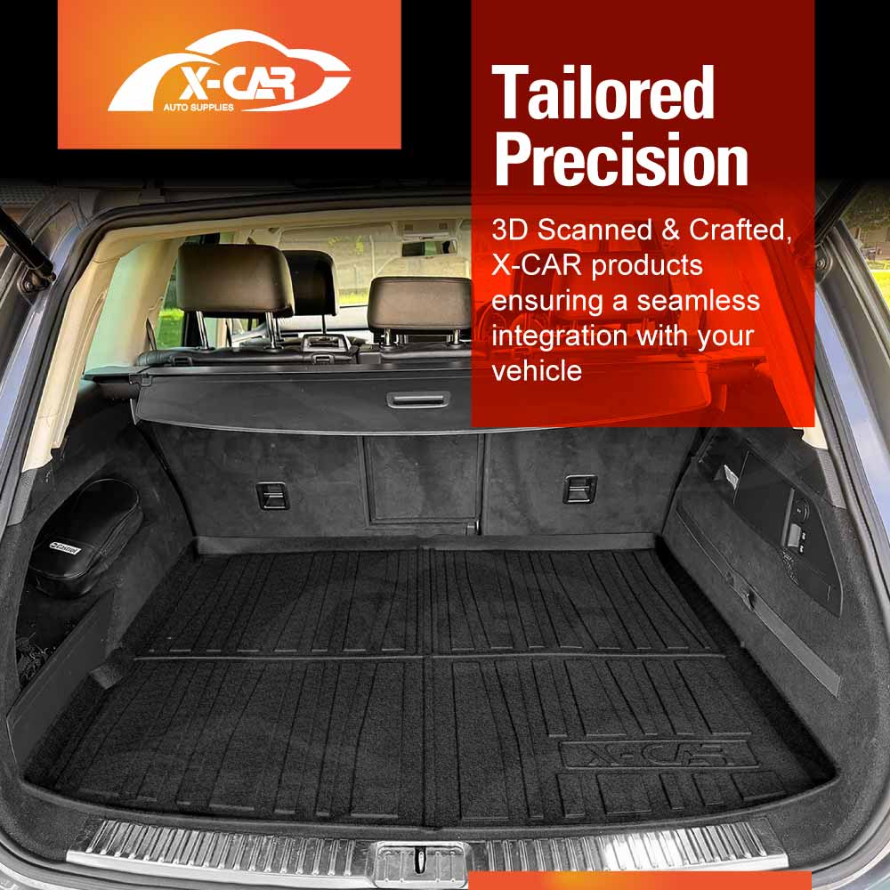 Boot Liner for VW Volkswagen Touareg 2011-2018 All Weather Heavy Duty Cargo Trunk Mat Luggage Tray