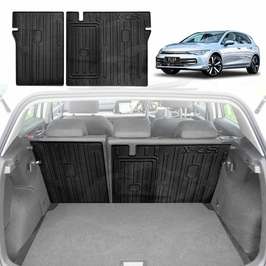 Back Seat Protector for Volkswagen VW Golf MK7 MK7.5 MK8 2013-Onwards All Weather Heavy Duty Car Seat Kick Mats Cover