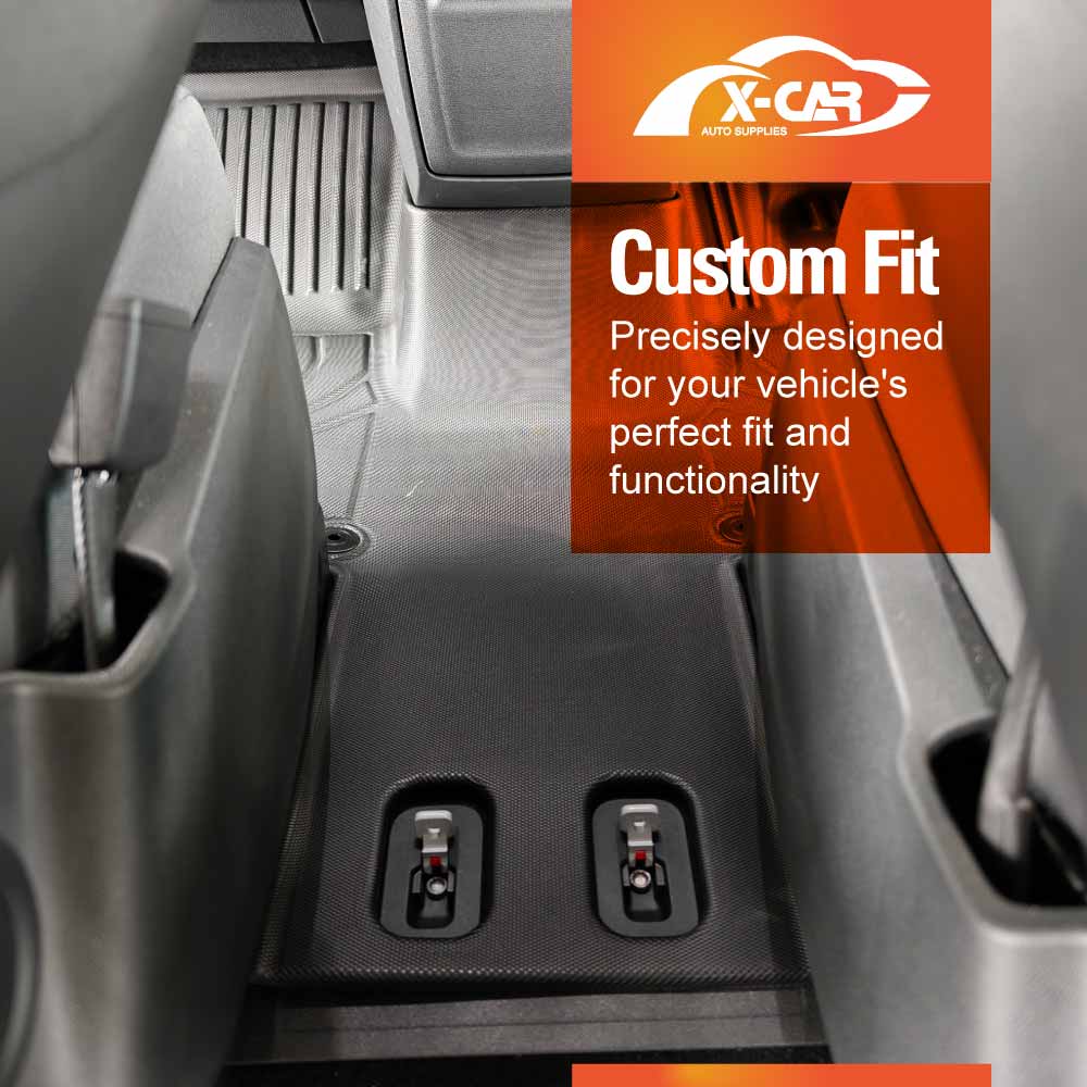 Front Row Floor Mat for Volkswagen ID. Buzz 2025-Onwards Heavy Duty All Weather Car Mats Carpet Liner