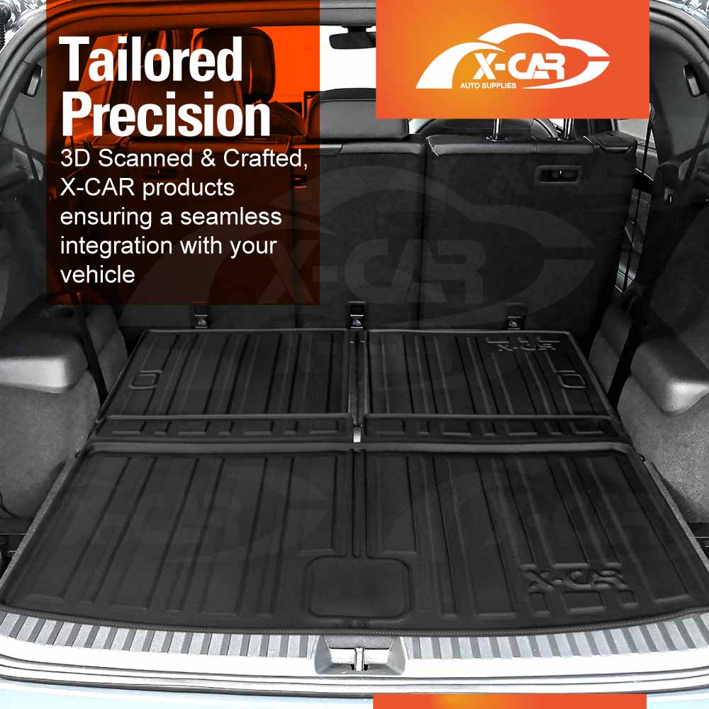 Boot Liners for Volkswagen Tayron 7 Seater 2025-Onwards All Weather Heavy Duty Cargo Trunk Mat Luggage Tray Car Accessories 3 Pcs Set