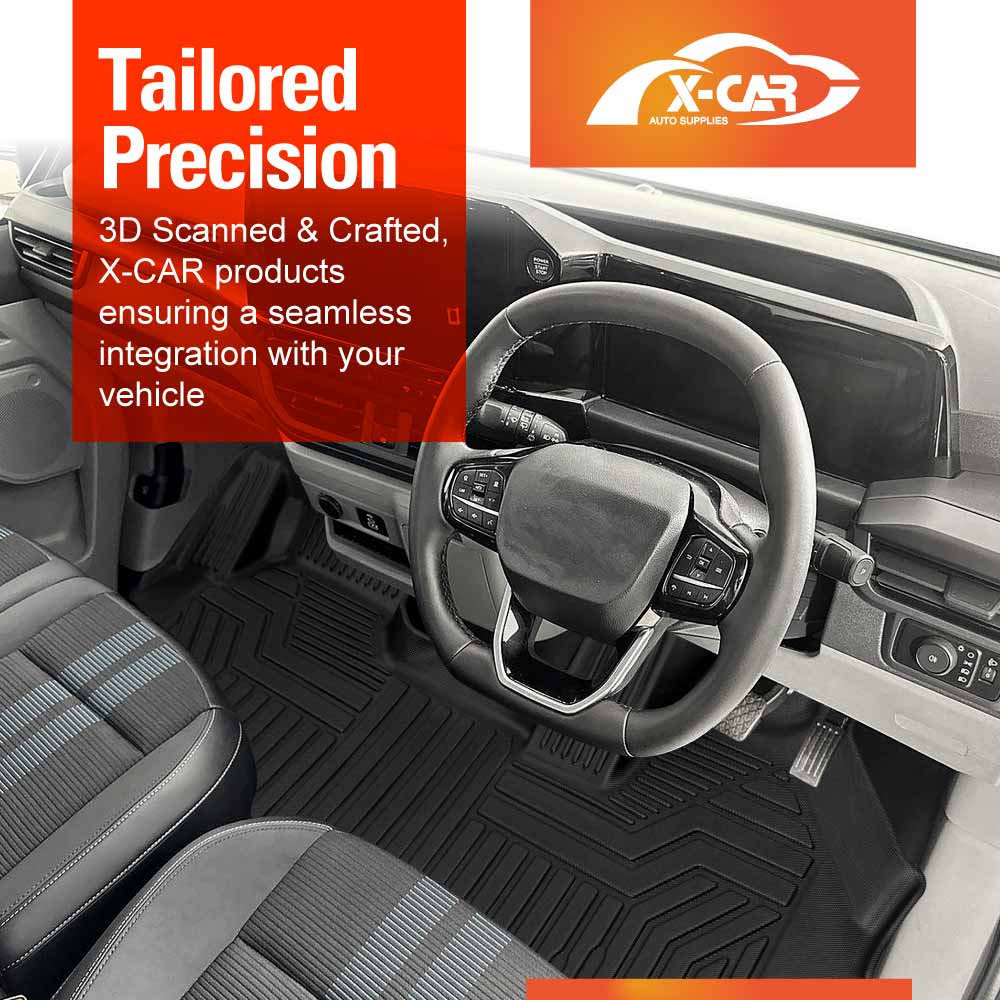 3D Floor Mats for Volkswagen Transporter e-Transporter NSN Series 2025-Onwards All Weather Heavy Duty Cargo Car Trunk Luggage Tray