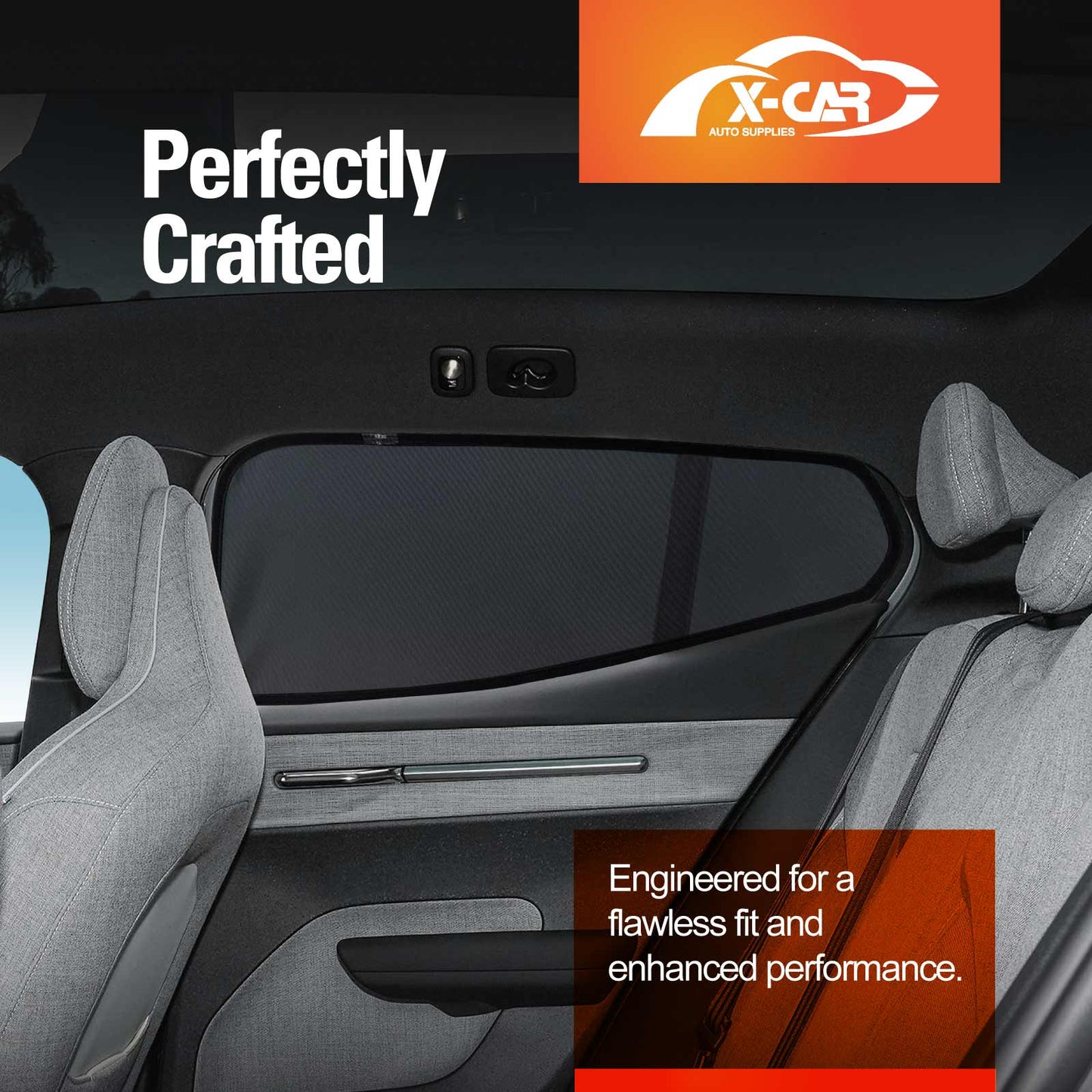 Window Sun Shades for Volvo EX30 2024-Onwards Car UV Protection Windscreen Blind Mesh