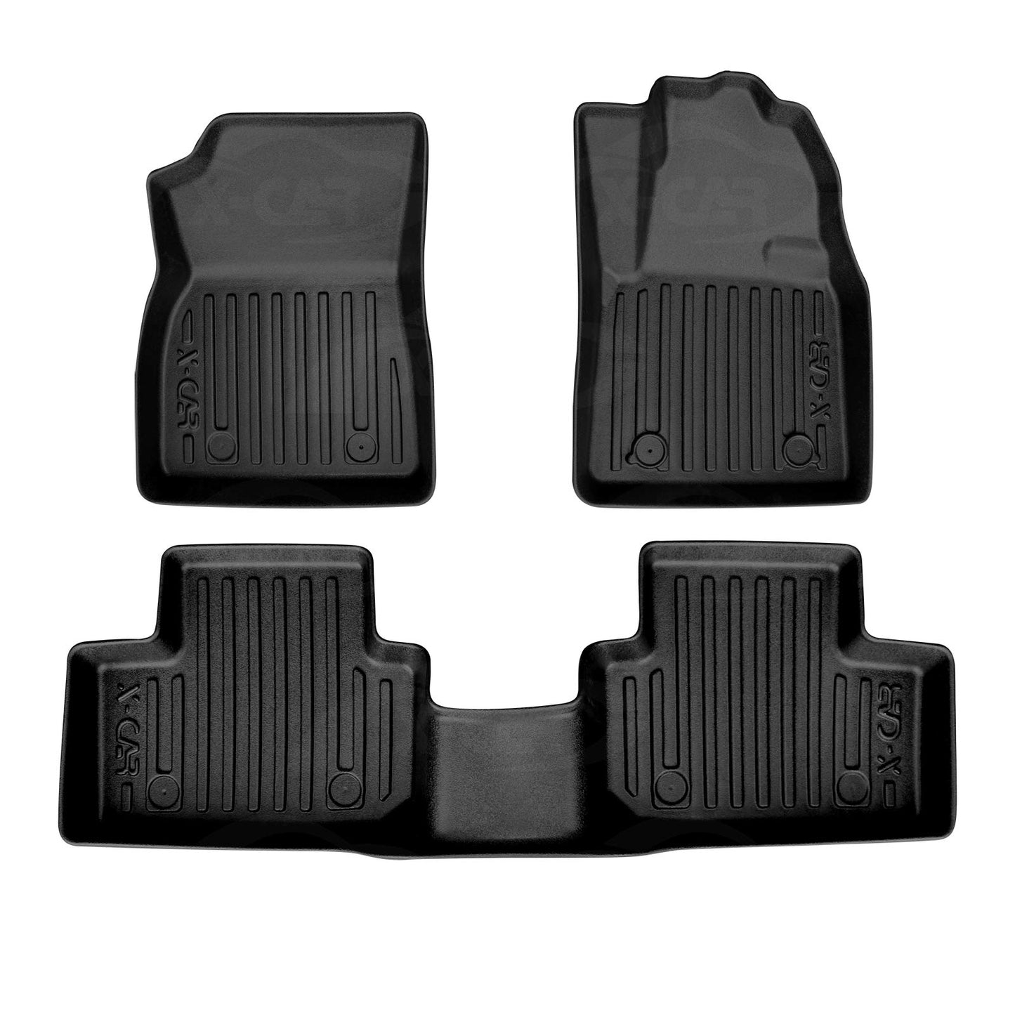 3D Floor Mats for Volvo XC40 2018-Onwards Heavy Duty All Weather Car Carpet Liner Set Accessories
