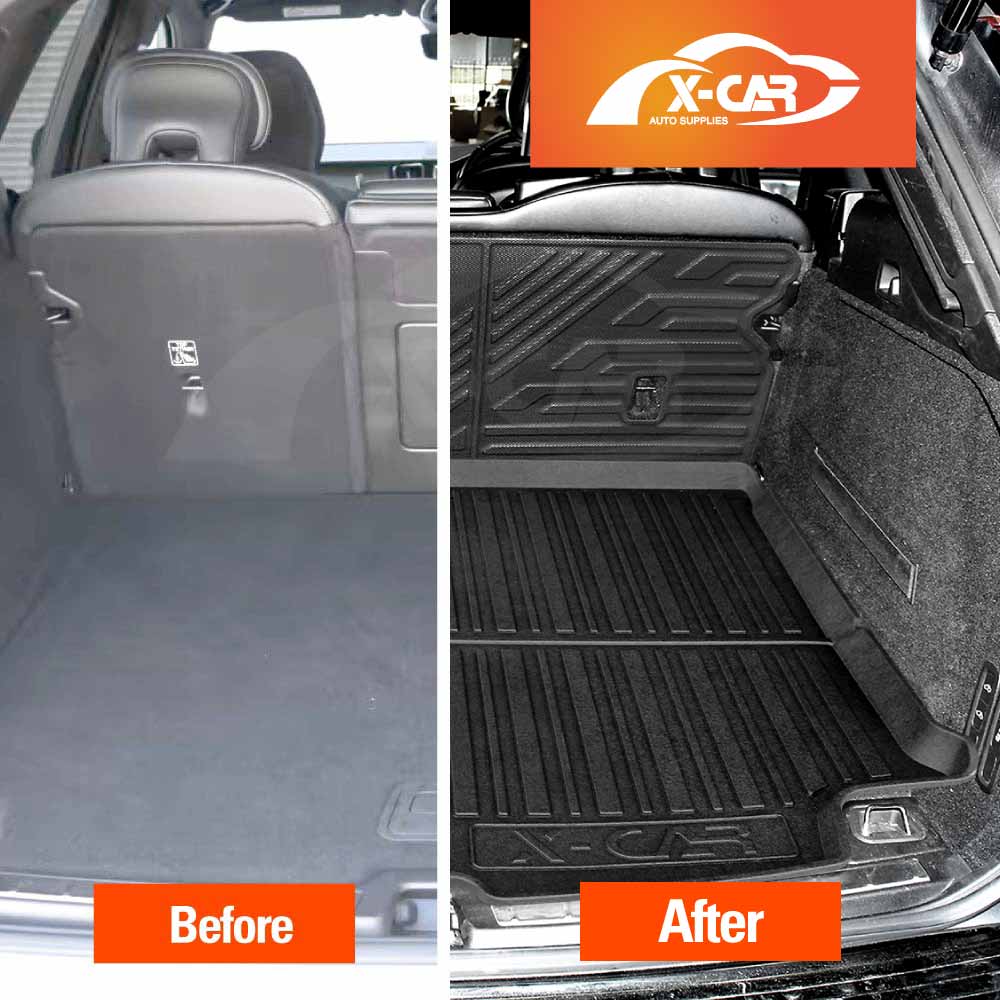 3D Floor Mats Boot Liner Set for Volvo XC60 XC 60 2017-Onwards All Weather Heavy Duty Cargo Car Trunk Luggage Tray