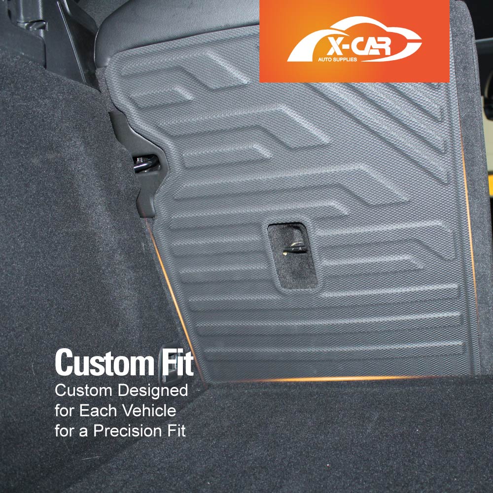 3D Floor Mats Boot Liner Set for Volvo XC60 XC 60 2017-Onwards All Weather Heavy Duty Cargo Kick Mats Back Seat Protector Cover