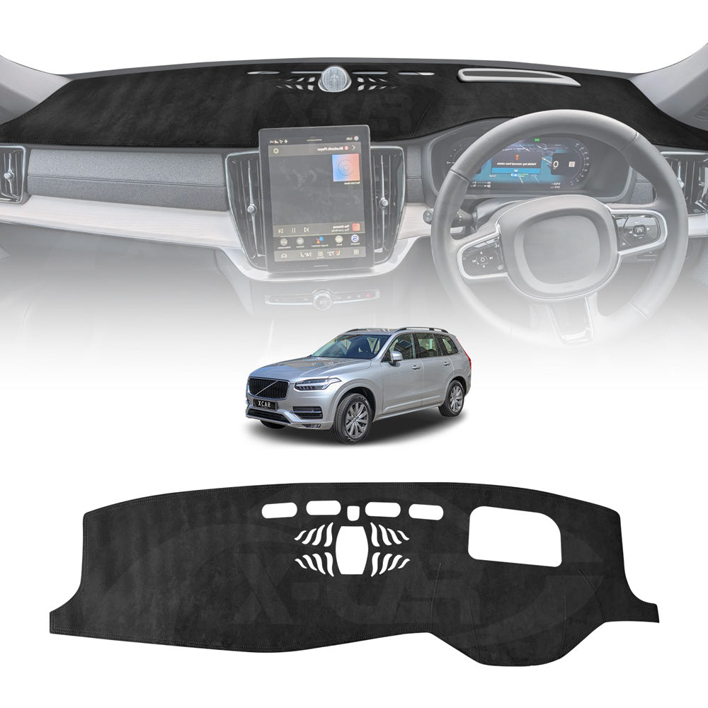 Dash Mat for Volvo XC90 XC 90 2015-Onwards with HUD Non-Slip Microfiber Pad Cover Interior Accessories