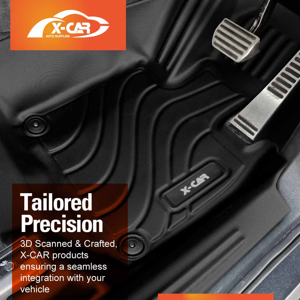 3D Floor Mats for Volvo XC90 Series PHEV 2015-Onwards Heavy Duty All Weather Car Mats Carpet Liner Set