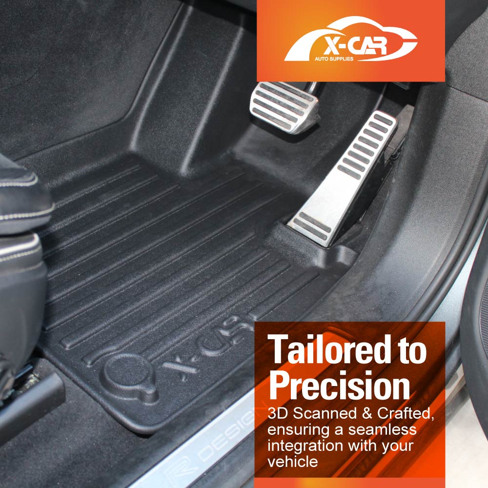 3D Floor Mats Boot Liner Set for Volvo XC60 XC 60 2017-Onwards All Weather Heavy Duty Cargo Car Trunk Luggage Tray
