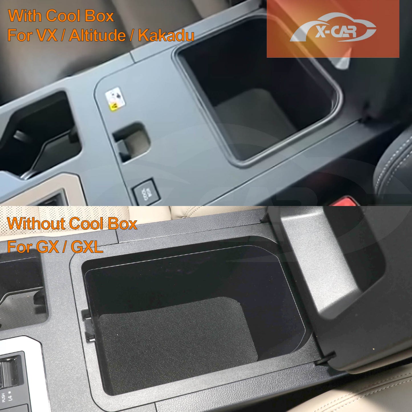 Centre Console Armrest Organizer Tray for Toyota Prado 250 Series GX/GXL without Cool Box 2024-Onwards Storage Box Accessories