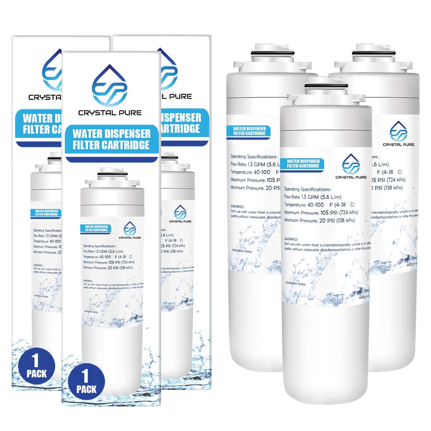 Replacement Water Filter for Elkay 51300C Compatible with ezH2O and Halsey Taylor Bottle Filling Stations 3-Pack